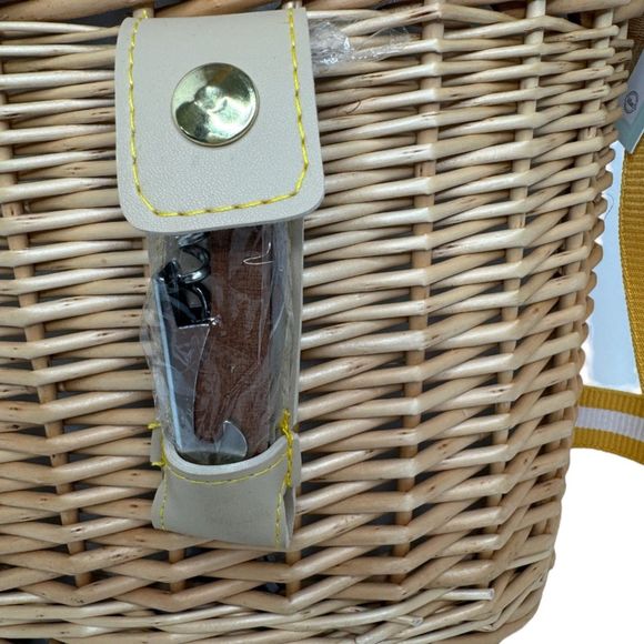 Insulated Double Wine Tote with Cork Screw Southern Living x Nellie Howa… - Picture 7 of 13